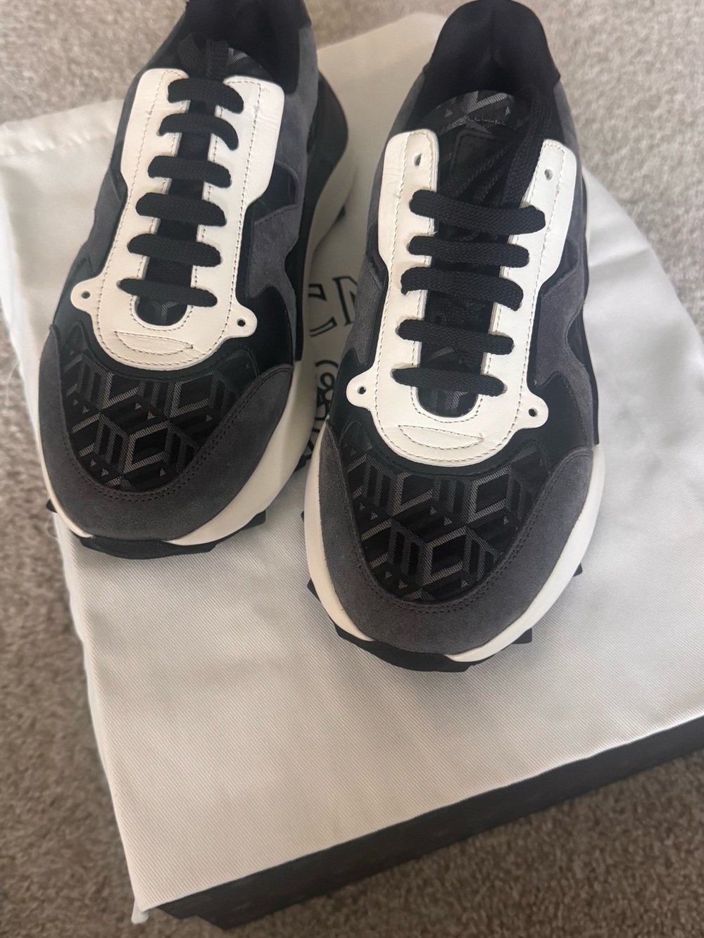 MCM Mens Sneakers Volume Sole Gammausa size 35